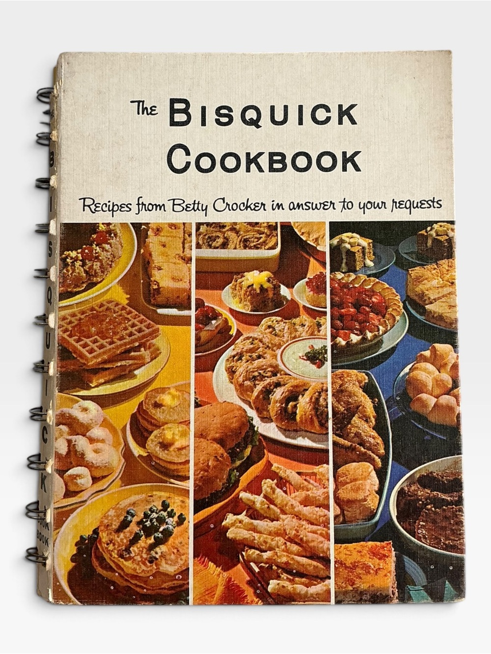 Vintage 1964 Betty Crocker Bisquick Cookbook Spiral Bound General Mills Recipes